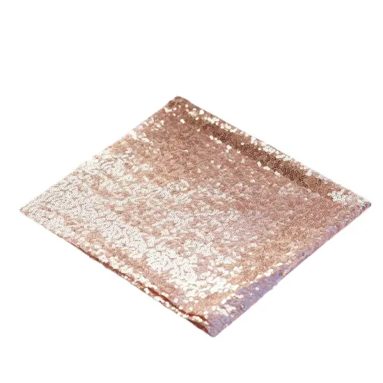 20" Sequined Napkin for Wedding Party Blush {1}