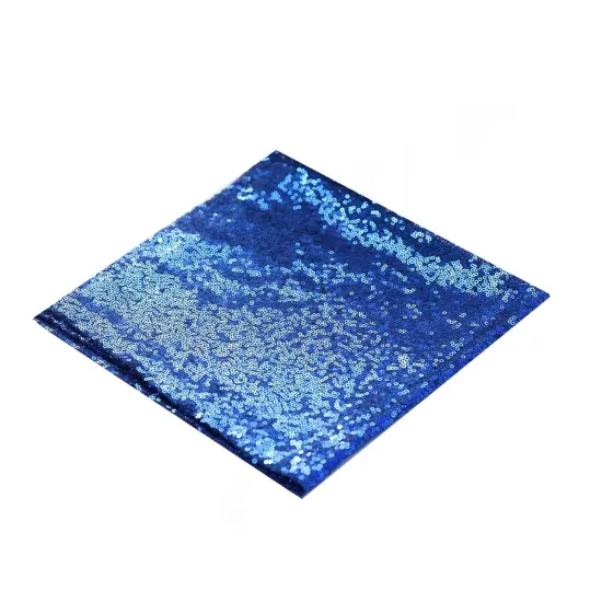20" Sequined Napkin for Wedding Party Royal blue {1}