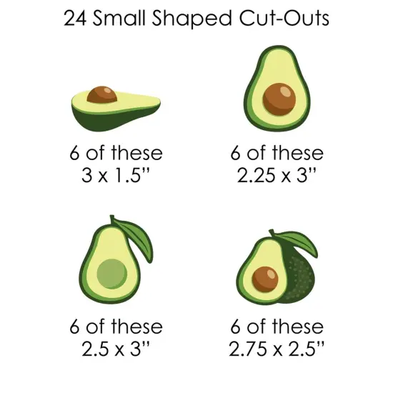 Big Dot of Happiness Hello Avocado - Fiesta Party DIY Decorations - Clothespin Garland Banner - 44 Pieces {7}