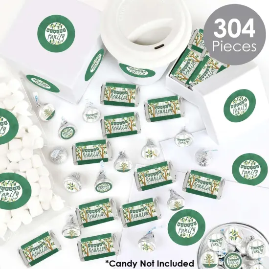 Big Dot of Happiness Family Tree Reunion - Family Gathering Party Candy Favor Sticker Kit - 304 Pieces {3}