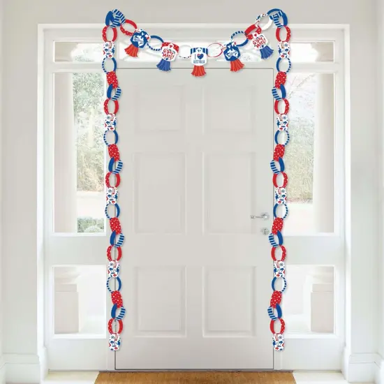 Big Dot of Happiness Australia Day - 90 Chain Links and 30 Paper Tassels Decoration Kit - G'Day Mate Aussie Party Paper Chains Garland - 21 feet {4}