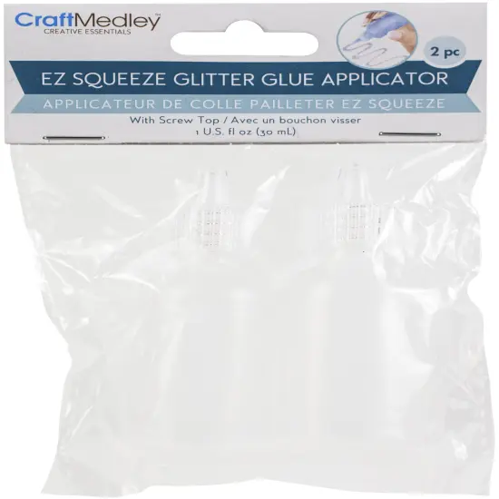 Craft Medley Empty Glitter Glue Applicator Bottle 2/Pkg-30ml {1}
