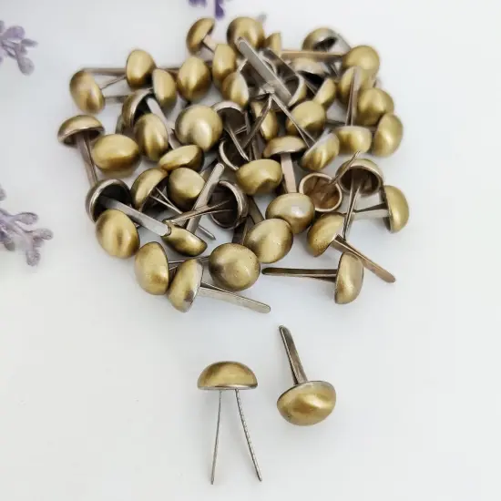 Dress My Craft Brads 9mm 30/Pkg-Antique Bronze {3}