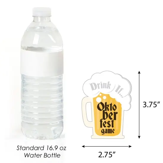 Big Dot of Happiness Drink If Game - Oktoberfest - Beer Festival Game - 24 Count {4}