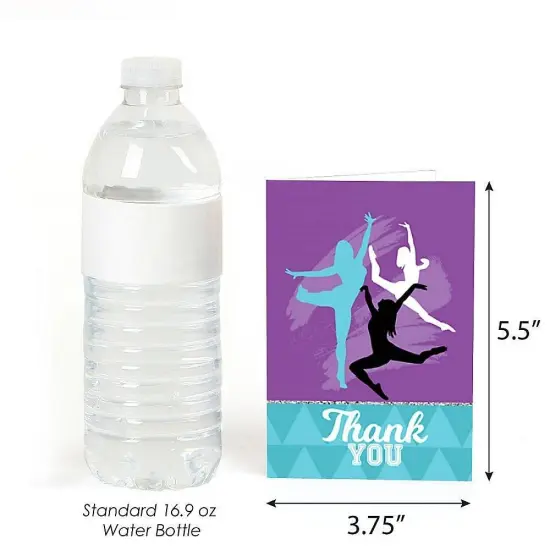 Big Dot of Happiness Must Dance to the Beat - Dance - Party Thank You Cards (8 Count) {4}