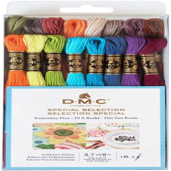 Dmc Embroidery Floss Pack 8.7yd-Special Selection 16/Pkg {1}