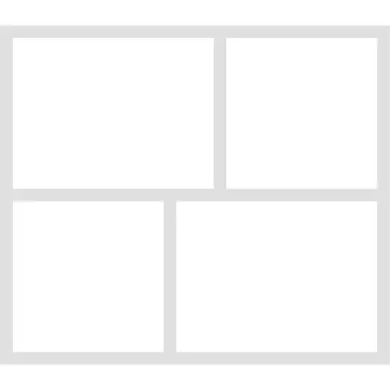 Simple Stories Simple Pages Page Template-(1) 2-3"X4" & 2-3"X3" {6}