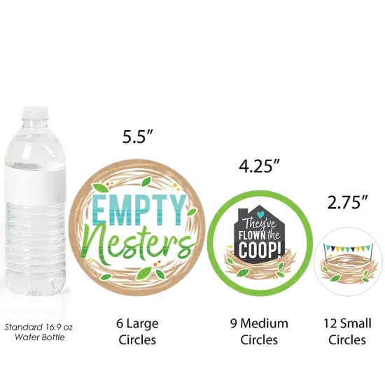 Big Dot of Happiness Empty Nesters - Empty Nest Party Giant Circle Confetti - Party Decorations - Large Confetti 27 Count {4}