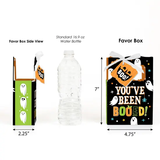 Big Dot of Happiness You've Been Booed - Ghost Halloween Party Favor Boxes - Set of 12 {3}