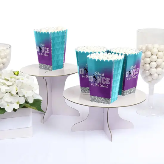 Big Dot of Happiness Must Dance to the Beat - Dance - Birthday Party or Dance Party Favor Popcorn Treat Boxes - Set of 12 {4}