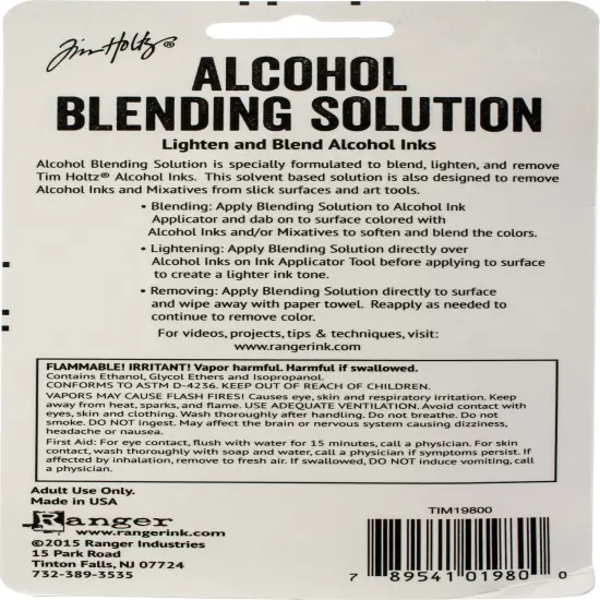 Tim Holtz Alcohol Ink Blending Solution-2oz {4}