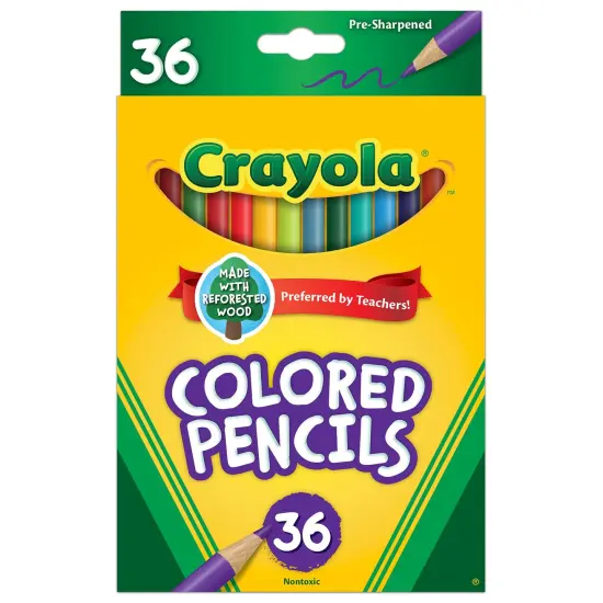 Crayola Colored Pencils-36/Pkg Long {1}