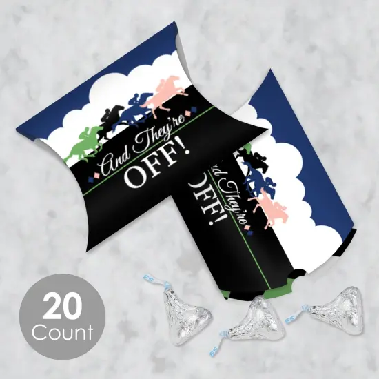 Big Dot of Happiness Kentucky Horse Derby - Favor Gift Boxes - Horse Race Party Petite Pillow Boxes - Set of 20 {3}