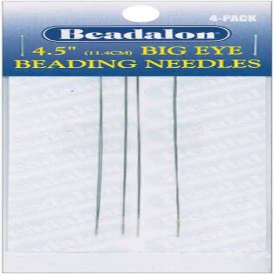 Beadalon Big Eye Beading Needles 4/Pkg {1}
