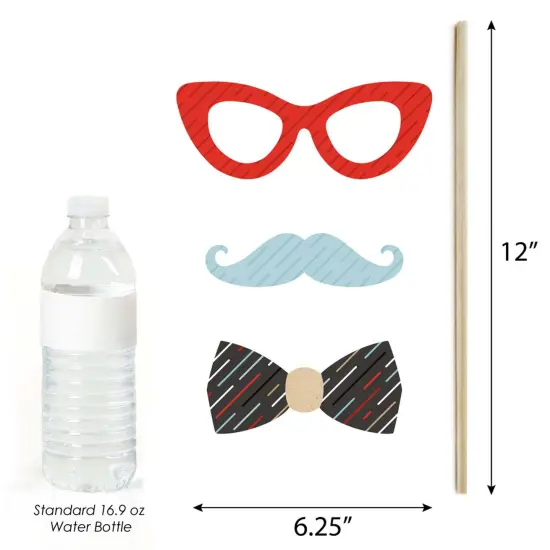 Big Dot of Happiness Boy 18th Birthday - Eighteenth Birthday Party Photo Booth Props Kit - 20 Count {6}