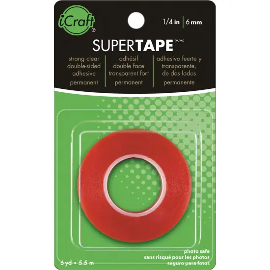 iCraft Super Tape-.25"X6yd {1}