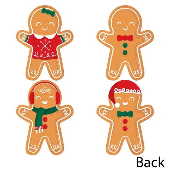 Big Dot of Happiness Gingerbread Christmas - Decorations DIY Gingerbread Man Holiday Party Essentials - Set of 20 {4}