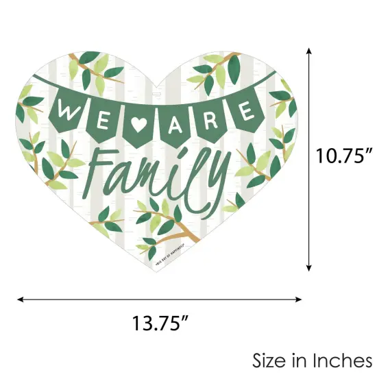 Big Dot of Happiness Family Tree Reunion - Hanging Porch Family Gathering Party Outdoor Decorations - Front Door Decor - 1 Piece Sign {7}