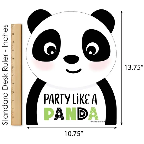 Big Dot of Happiness Party Like a Panda Bear - Outdoor Lawn Sign - Baby Shower or Birthday Party Yard Sign - 1 Piece {6}