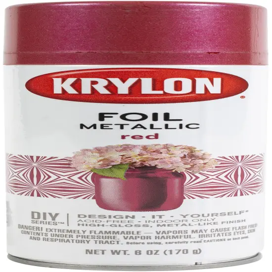 Krylon(R) Premium Metallic Foil Spray Paint 6oz {2}