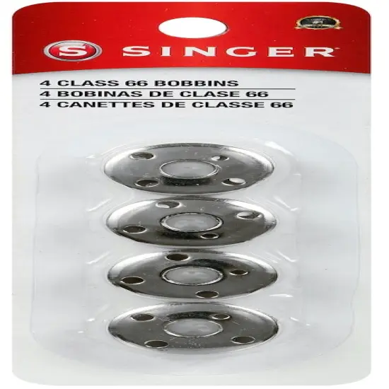 SINGER Metal Class 66 Bobbins-4/Pkg {1}