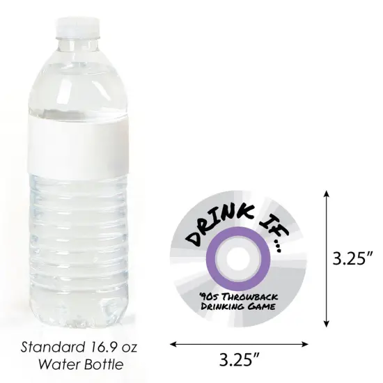 Big Dot of Happiness Drink If Game - 90's Throwback - 1990s Party Game - 24 Count {4}