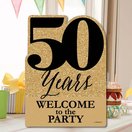 Big Dot of Happiness We Still Do - 50th Wedding Anniversary - Party Decorations - Anniversary Party Welcome Yard Sign {6}