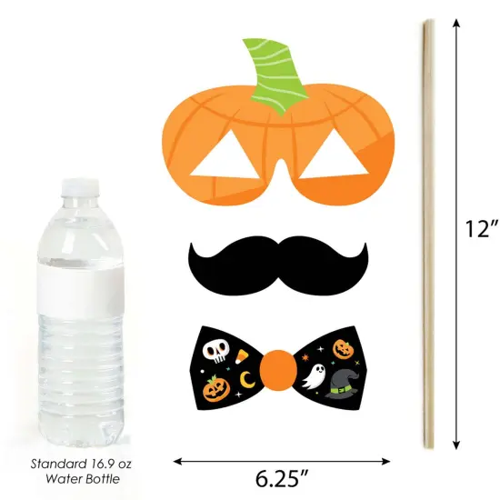 Big Dot of Happiness Jack-O'-Lantern Halloween - Kids Halloween Party Photo Booth Props Kit - 20 Count {6}