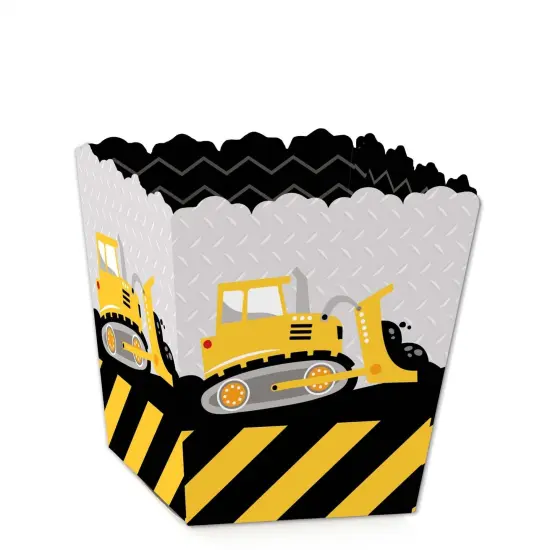 Big Dot of Happiness Dig It - Construction Party Zone - Party Mini Favor Boxes - Baby Shower or Birthday Party Treat Candy Boxes - Set of 12 {1}