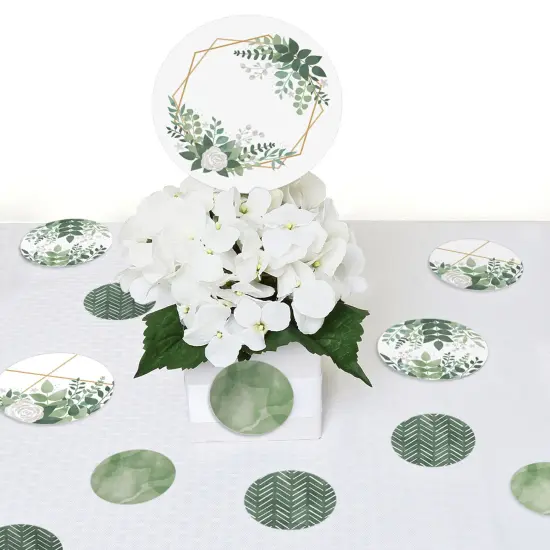 Big Dot of Happiness Boho Botanical - Greenery Party Giant Circle Confetti - Party Decorations - Large Confetti 27 Count {7}