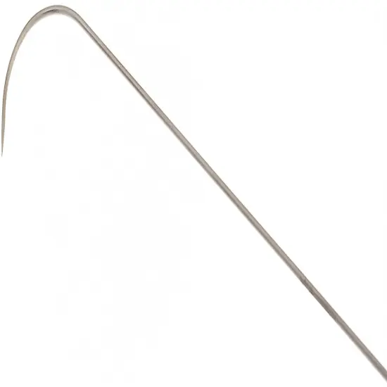 John Bead Dazzle-It Curved Needle For Spinner-Silver {2}