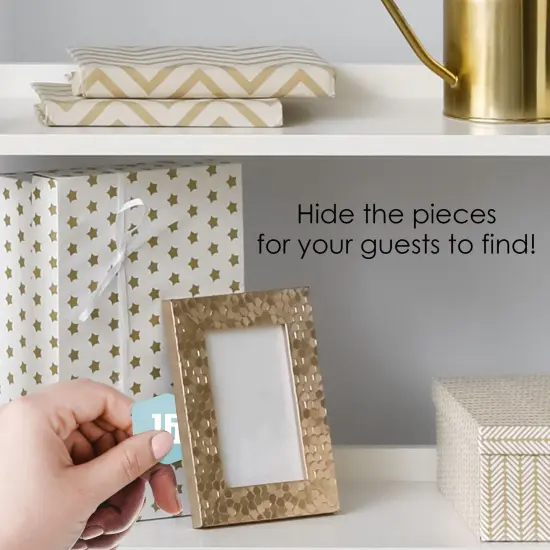 Big Dot of Happiness Boy 16th Birthday - Sweet Sixteen Birthday Party Scavenger Hunt - 1 Stand and 48 Game Pieces - Hide and Find Game {4}