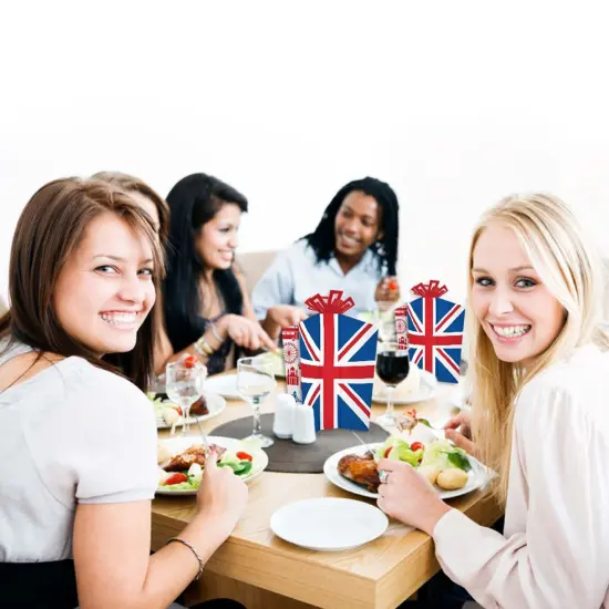 Big Dot of Happiness Cheerio, London - Table Decorations - British UK Party Fold and Flare Centerpieces - 10 Count {7}
