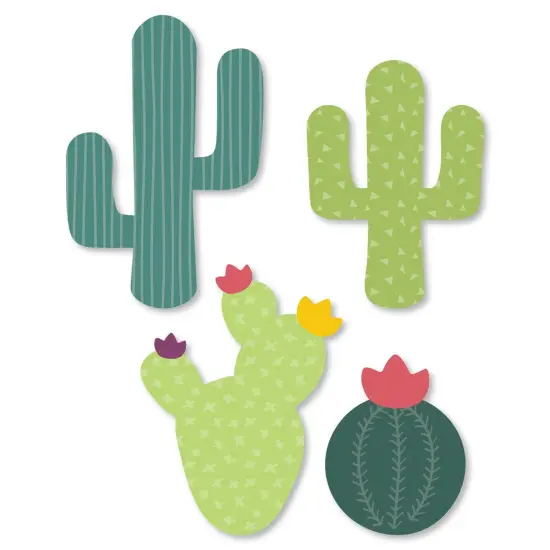 Big Dot of Happiness Prickly Cactus Party - DIY Shaped Fiesta Party Cut-Outs - 24 Count {1}