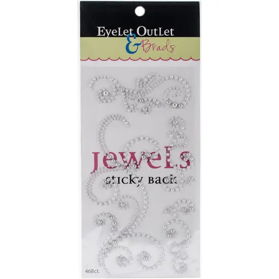 Eyelet Outlet Adhesive Pearl Swirls 468/Pkg {1}