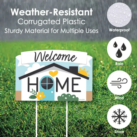 Big Dot of Happiness Welcome Home Housewarming - New Sweet Home Yard Sign Lawn Decorations - Party Yardy Sign {6}