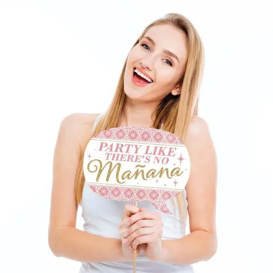 Big Dot of Happiness Funny Mis Quince Anos - Quinceanera Sweet 15 Birthday Party Photo Booth Props Kit - 10 Piece {3}