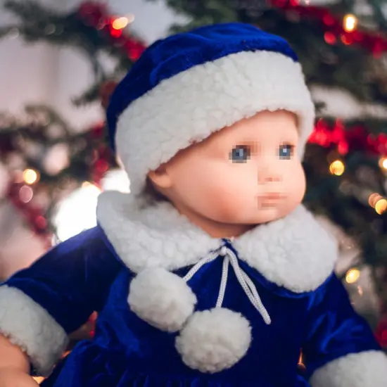The Queen's Treasures 15 In Doll Clothes Blue Velvet Complete Dress Outfit {7}