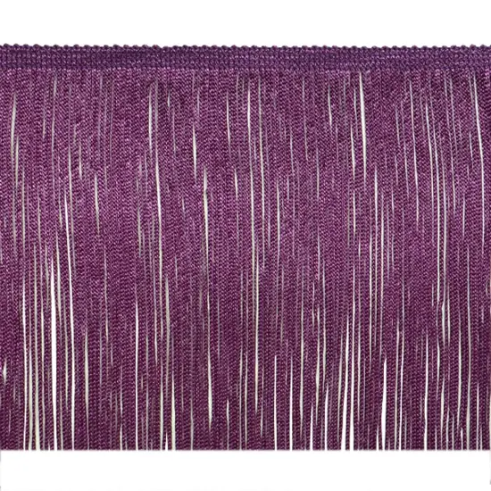5 Yards of 4" Chainette Fringe Trim | 5 yard cut Purple {1}