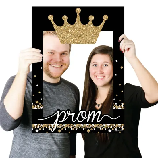 Big Dot of Happiness Prom - Prom Night Party Selfie Photo Booth Picture Frame & Props - Printed on Sturdy Material {4}