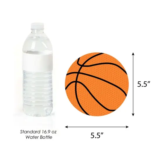 Big Dot of Happiness Nothin' but Net - Basketball - Decorations DIY Baby Shower or Birthday Party Essentials - Set of 20 {6}