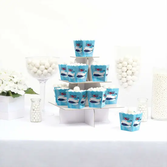 Big Dot of Happiness Taking Flight - Airplane - Party Mini Favor Boxes - Vintage Plane Baby Shower or Birthday Party Treat Candy Boxes - Set of 12 {3}
