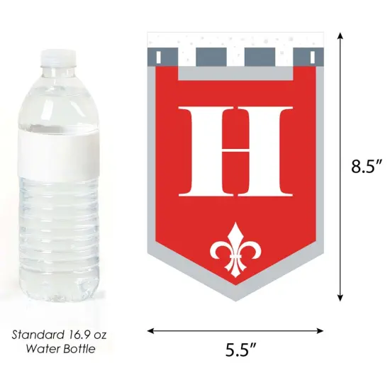 Big Dot of Happiness Calling All Knights and Dragons - Medieval Party Bunting Banner - Party Decorations - Hear Ye Hear Ye Let's Party {4}