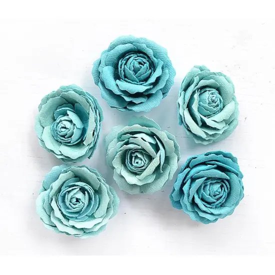 Little Birdie Ellis Paper Flowers 6/Pkg {3}