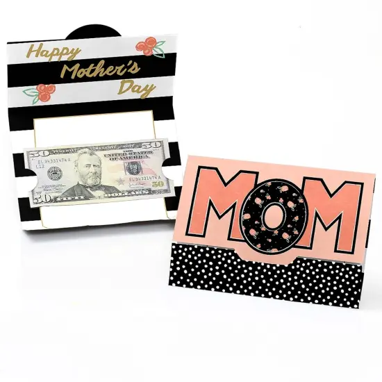 Big Dot of Happiness Best Mom Ever - Mother's Day Money and Gift Card Holders - Set of 8 {1}