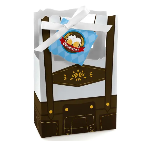 Big Dot of Happiness Oktoberfest - Beer Festival Favor Boxes - Set of 12 {1}