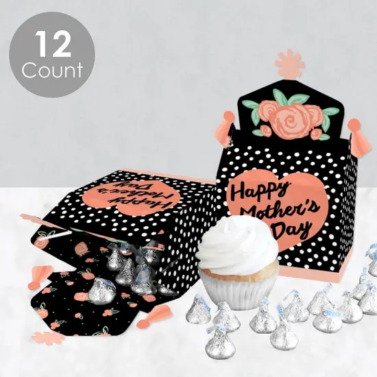 Big Dot of Happiness Best Mom Ever - Treat Box Party Favors - Mother's Day Party Goodie Gable Boxes - Set of 12 {4}