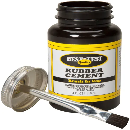 Speedball Best-Test Brush In Cap Rubber Cement-4oz {2}
