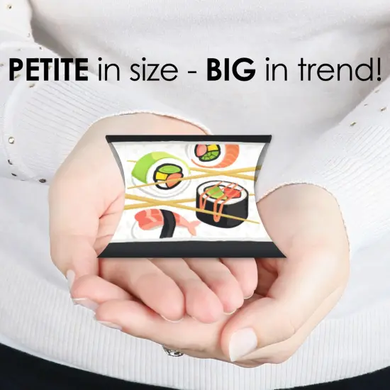 Big Dot of Happiness Let&rsquo;s Roll - Sushi - Favor Gift Boxes - Japanese Party Petite Pillow Boxes - Set of 20 {4}