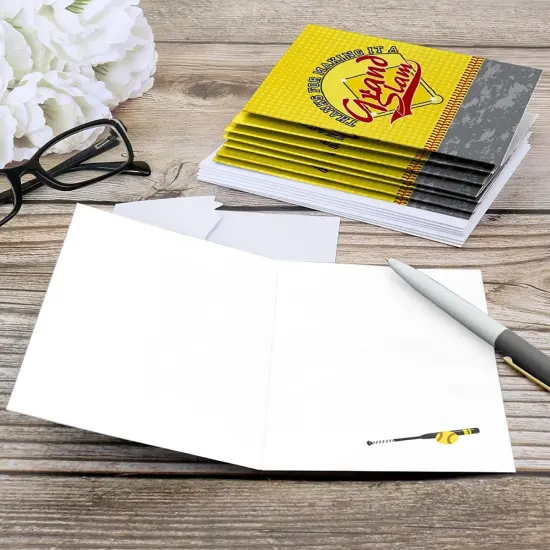 Big Dot of Happiness Grand Slam - Fastpitch Softball - Birthday Party or Baby Shower Thank You Cards (8 count) {6}